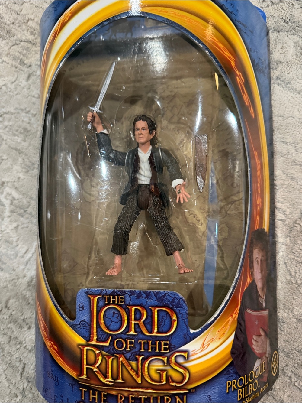 The Lord of the Rings The Return Prologue Bilbo Action Figure - Brown, White